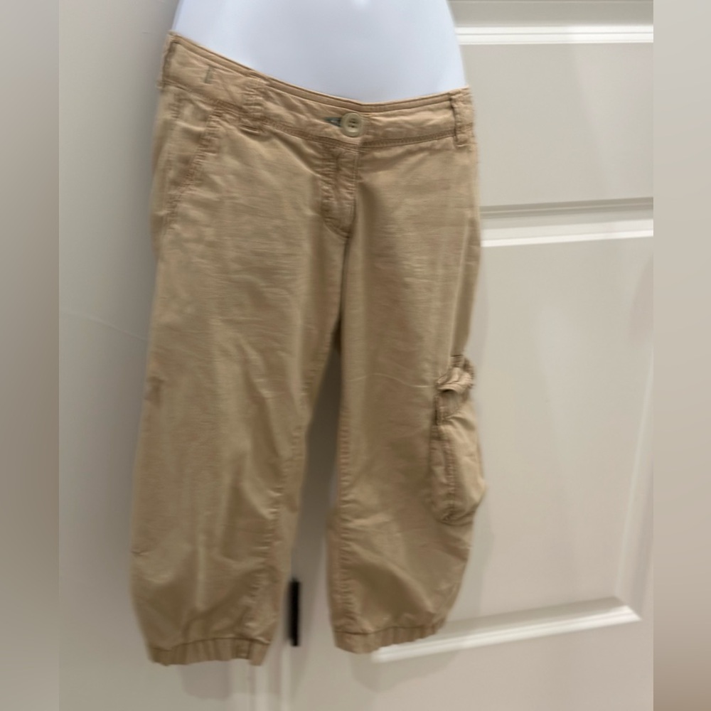 Hei Hei Tan Cargo Capri Pants- size 0